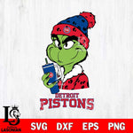 Detroit Pistons Grinch Bougie Leopard Svg Eps Dxf Png File, Digital Download, Instant Download