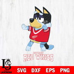 Detroit Red Wings Bluey Dad Dance Svg Eps Dxf Png File, Digital Download, Instant Download