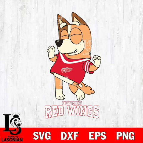 Detroit Red Wings Chilli Dance Sport Svg Eps Dxf Png File, Digital Download, Instant Download