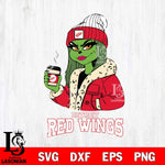 Detroit Red Wings Girls Grinch Bougie Svg Eps Dxf Png File, Digital Download, Instant Download