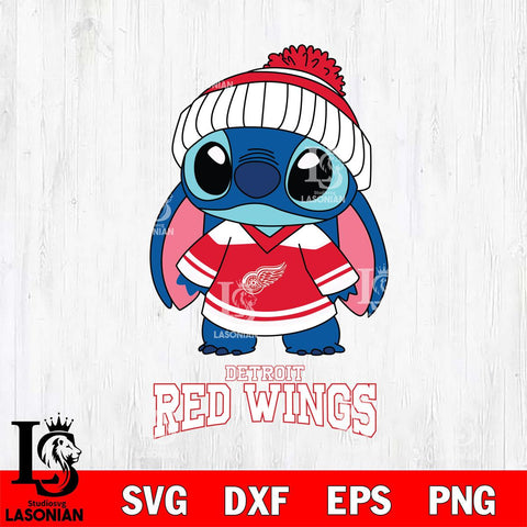Detroit Red Wings Stitch NHL Hockey SVG DXF EPS PNG FILE,NHL File Cut,Disney Digital Download,Instant Download, Silhouette