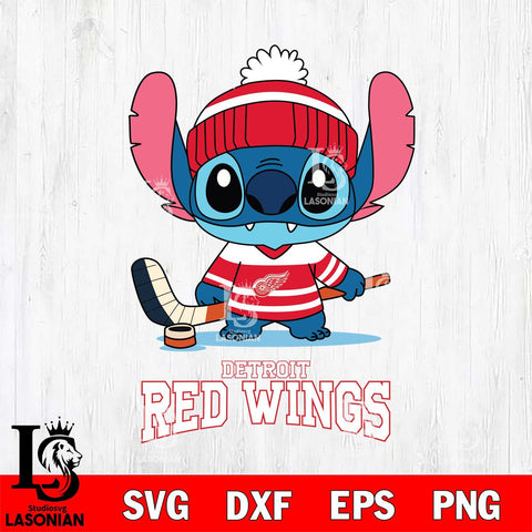 Detroit Red Wings Stitch Sport NHL Hockey SVG DXF EPS PNG FILE,NHL File Cut,Disney Digital Download,Instant Download, Silhouette