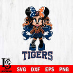 Detroit Tigers Beauty Minnie Mouse Svg Eps Dxf Png File, Digital Download, Instant Download