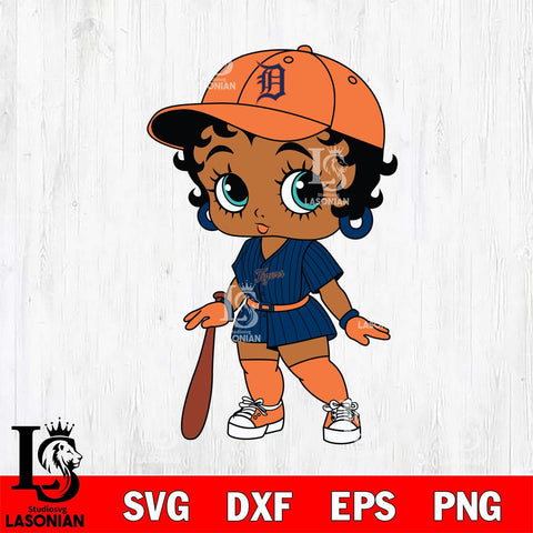 Detroit Tigers Betty Boop MLB 7 Svg Eps Dxf Png File,MLB svg, Digital Download, Instant Download