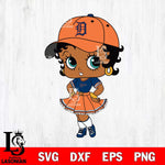 Detroit Tigers Betty Boop MLB 8 Svg Eps Dxf Png File,MLB svg, Digital Download, Instant Download