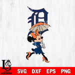 Detroit Tigers Fancy Minnie Svg Eps Dxf Png File, Digital Download, Instant Download