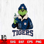 Detroit Tigers Grinch Christmas Cut Files Cricut, Svg Dxf Eps Png file , Silhouette