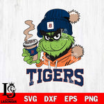 Detroit Tigers Grinch Cofffe Hoodie Cut Files Cricut, Svg Dxf Eps Png file , Silhouette