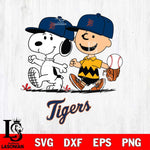 Detroit Tigers Peanuts Sport walk Svg Eps Dxf Png File, MLB File Cut,Digital Download,Instant Download,MLB Svg Files