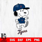 Detroit Tigers Snoopy Baseball Svg Eps Dxf Png File, MLB File Cut,Digital Download,Instant Download,MLB Svg Files