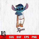 Detroit Tigers Stitch Baseball bat SVG DXF EPS PNG FILE, MLB File Cut, Digital Download,Instant Download, Silhouette, Stitch Cricut