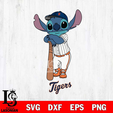 Detroit Tigers Stitch Baseball bat SVG DXF EPS PNG FILE, MLB File Cut, Digital Download,Instant Download, Silhouette, Stitch Cricut