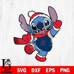 Detroit Tigers Stitch Disney Christmas SVG DXF EPS PNG file, Cut file cricut, Instant Download