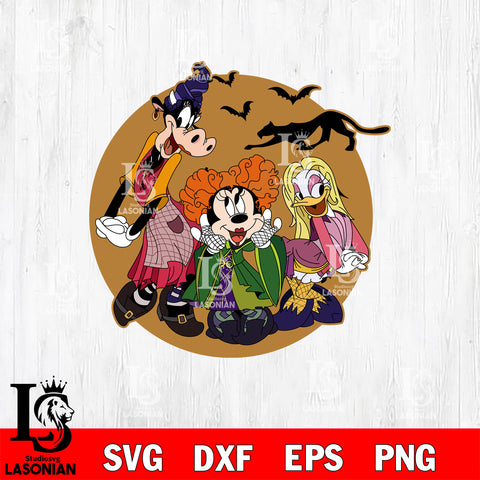Disney hocus pocus halloween SVG DXF EPS PNG FILE,Halloween File Cut,Disney Digital Download,Instant Download, Silhouette