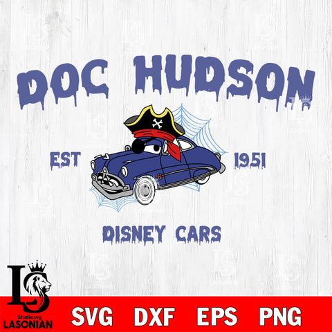 Doc Hudson est 1951 Disney car SVG DXF EPS PNG FILE,Halloween File Cut,Disney Digital Download,Instant Download, Silhouette