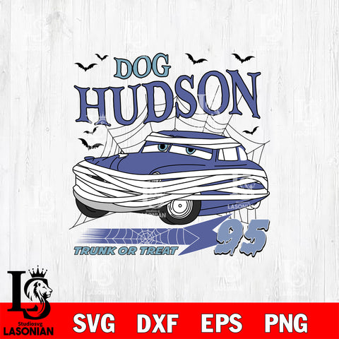 Dog Hudson Truck or treat 95 SVG DXF EPS PNG FILE,Halloween File Cut,Disney Digital Download,Instant Download, Silhouette