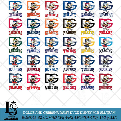Dolce And Gabbana Daisy Duck Disney MLB Svg Eps Dxf Png File, Digital Download, Instant Download