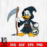 Donald Grim Reaper SVG DXF EPS PNG FILE, Halloween File Cut, Digital Download,Instant Download, Silhouette,Horror Cricut