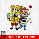 Dripping Sponge Horror Halloween SVG DXF EPS PNG FILE, Digital Download,Instant Download, Silhouette
