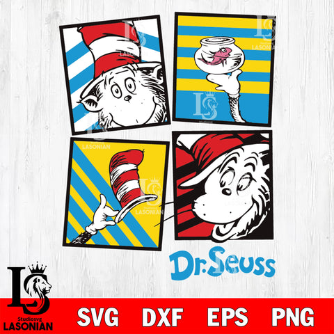 Dr seuss 3 svg, Dr seuss svg eps dxf png file, Digital Download,Instant Download