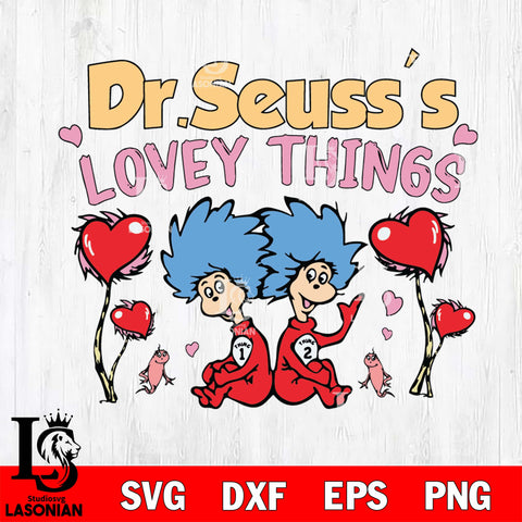 Dr seuss's Loveythings  svg eps dxf png file, Digital Download,Instant Download
