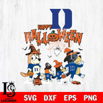 Duke Blue Devils Bluey Halloween Family Svg Eps Dxf Png File, Digital Download, Instant Download
