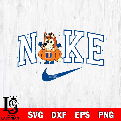 Duke Blue Devils Bluey Halloween Nike NCAA Svg Eps Dxf Png File, Digital Download, Instant Download