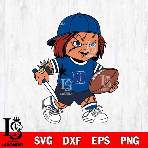 Duke Blue Devils Chucky Horror 10 Svg Eps Dxf Png File, NCAA svg, Digital Download, Instant Download