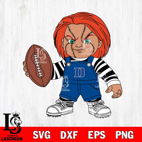 Duke Blue Devils Chucky Horror 12 Svg Eps Dxf Png File, NCAA svg, Digital Download, Instant Download