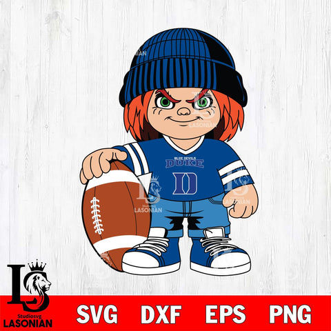 Duke Blue Devils Chucky Horror 4 Svg Eps Dxf Png File, NCAA svg, Digital Download, Instant Download