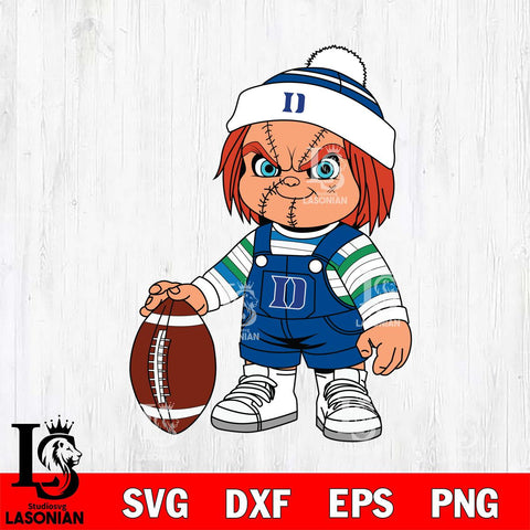 Duke Blue Devils Chucky Horror 6 Svg Eps Dxf Png File, NCAA svg, Digital Download, Instant Download
