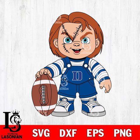Duke Blue Devils Chucky Horror 7 Svg Eps Dxf Png File, NCAA svg, Digital Download, Instant Download