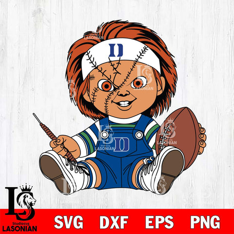 Duke Blue Devils Chucky Horror 9 Svg Eps Dxf Png File, NCAA svg, Digital Download, Instant Download