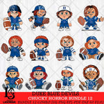 Duke Blue Devils Chucky Horror Bundle 12 SVG Eps Dxf Png File, Bundle NCAA svg, Digital Download, Instant Download