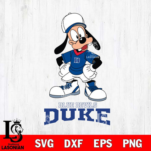 Duke Blue Devils Goofy Sport SVG DXF EPS PNG FILE,NCAA svg ,Football Digital Download,Instant Download, Silhouette