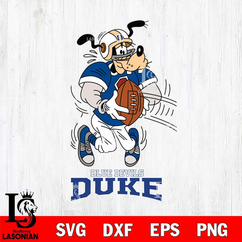 Duke Blue Devils Goofy Sport Football SVG DXF EPS PNG FILE,NCAA svg ,Football Digital Download,Instant Download, Silhouette