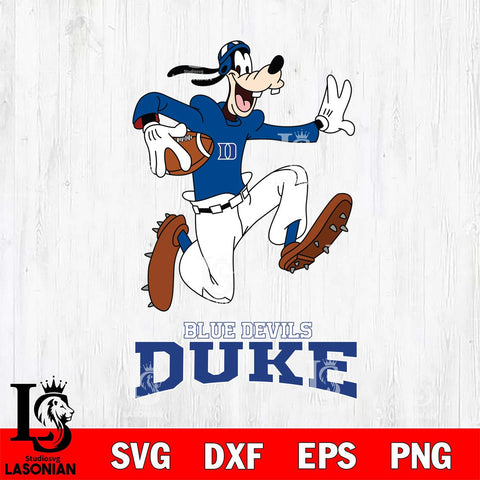 Duke Blue Devils Goofy rugby Sport SVG DXF EPS PNG FILE,NCAA svg ,Football Digital Download,Instant Download, Silhouette