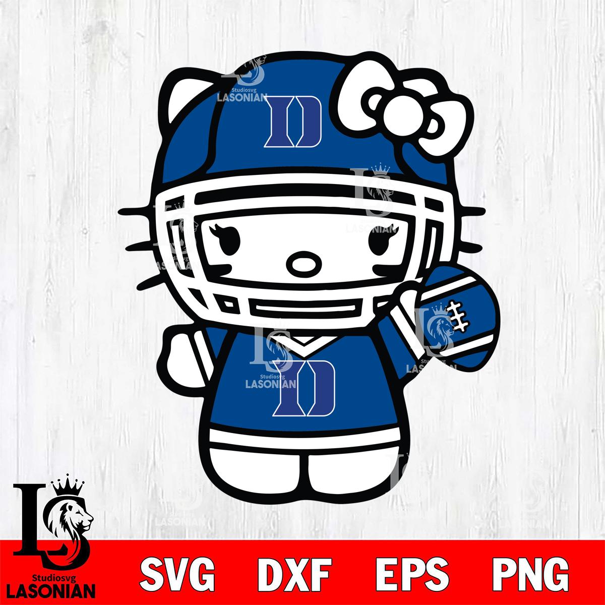 Duke Blue Devils Hello Kitty sport 6 – lasoniansvg