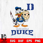 Duke Blue Devils Jason Voorhees 12 Svg Eps Dxf Png File, Digital Download