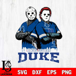Duke Blue Devils Jason Voorhees 8 Svg Eps Dxf Png File, Digital Download