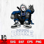Duke Blue Devils Jason Voorhees Halloween SVG Svg Eps Dxf Png File, Digital Download, Instant Download