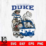 Duke Blue Devils Jason Voorhees Horror 10 Svg Eps Dxf Png File, NCAA svg, Digital Download, Instant Download