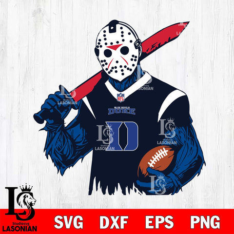 Duke Blue Devils Jason Voorhees Horror 11 Svg Eps Dxf Png File, NCAA svg, Digital Download, Instant Download