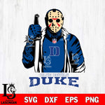 Duke Blue Devils Jason Voorhees Horror 3 Svg Eps Dxf Png File, NCAA svg, Digital Download, Instant Download
