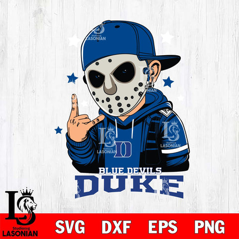 Duke Blue Devils Jason Voorhees Horror 9 Svg Eps Dxf Png File, NCAA svg, Digital Download, Instant Download
