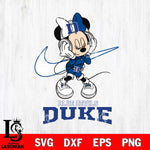 Duke Blue Devils Minnie Mouse Dancing NIKE, Svg Eps Dxf Png File, Digital Download