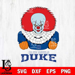 Duke Blue Devils Pennywise Horror Sport 3 Svg Eps Dxf Png File, Digital Download