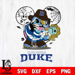 Duke Blue Devils Stitch Freddy Krueger Halloween Svg Eps Dxf Png File, Digital Download, Instant Download