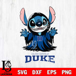 Duke Blue Devils Stitch Ghost Svg Eps Dxf Png File, NCAA svg, Digital Download, Instant Download