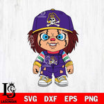 East Carolina Pirates Chucky Football Horror Halloween Svg Eps Dxf Png File, NCAA svg, Digital Download, Instant Download